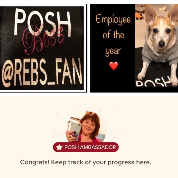 Poshmark Ambassador: Caro and #1 employee: Kitsu - Picture 2 of 9